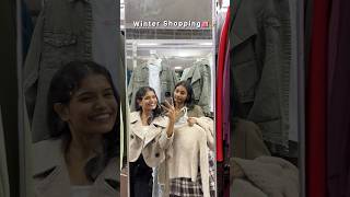 Winter Shopping V2 Mall 🛍️🎀✨ minivlog adayinmylife winter shopping shortsviral shorts [upl. by Anaj]