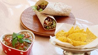 BURRITOS MEXICANOS  SALSA  ESPECIAS  Peli y manta [upl. by Yssak]