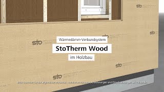 WärmedämmVerbundsystem StoTherm Wood im Holzbau [upl. by Ardnic793]