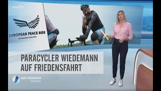 MDR Thüringen Journal  Paracycler Wiedemann auf Friedensfahrt [upl. by Elleiand]