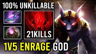 100 CANT KILL Unlimited Enrage Arcane Blink  Octarine Core Hard Carry Ursa Dota 2 [upl. by Garneau347]