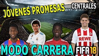 JÓVENES PROMESAS  CENTRALES  FIFA 18 MODO CARRERA [upl. by Basir]