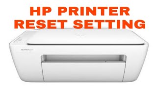 HOW TO RESET SETTING HP PRINTER IN HINDI [upl. by Eylhsa]