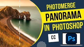 How to Stitch a Panorama Using Photomerge in Photoshop [upl. by Aicekal]