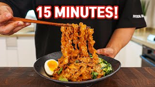 15 Minute Sesame Noodles That Will Change Your LIFE [upl. by Mattie]