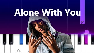 Arz  Alone With You Piano Tutorial [upl. by Helfand450]