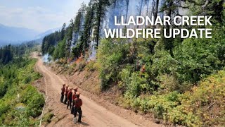 Lladnar Creek Wildfire N12046 Update  August 12 2023 [upl. by Maurizio]