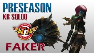 SKT T1 Faker  Orianna vs Ziggs  Preseason KR SoloQ [upl. by Zelma]