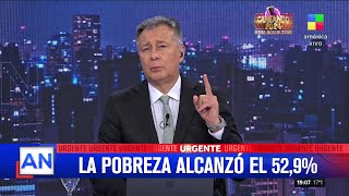 🔴 AUMENTÓ LA POBREZA en Argentina durante el primer semestre de Milei Alcanzó el 529 [upl. by Stricklan664]