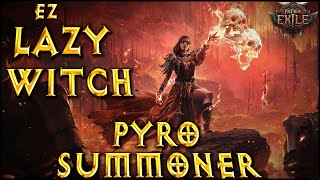 EZ Lazy Witch Pyro Summoner Poe2 Starter Build [upl. by Obadiah]