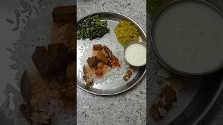 🥘VENDAKKAI Kuzhambu  KeeraiPoriyal 🥗 PudalangaiKootu🍲trending shorts viralvideo lunch food [upl. by Laura341]