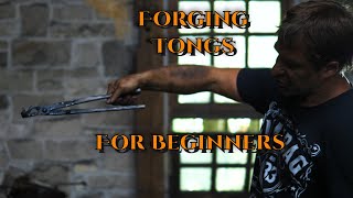 How to Forge a Pair of Tongs  Forging Tongs for Beginners [upl. by Rem945]