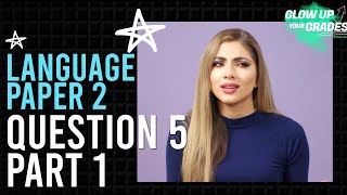 Language Paper 2 Question 5 Part 1  Transactional writing part 1  GCSE Revision Guide  AQA [upl. by Lynelle]