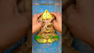 Ganpati Bappa murti making video 🙏🥰🌺 shorts youtubeshorts ganpatibappamorya ganpati ganesh [upl. by Suehtomit]