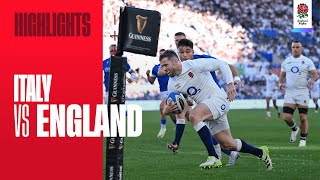 Highlights  Italy v England  Guinness Mens Six Nations [upl. by Karie778]