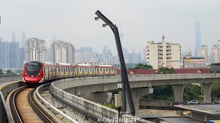 Hyundai Rotem Tr 04  MRT Putrajaya  at Kampung Batu [upl. by Attehcnoc]