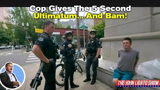 Cop Gives The 5 Second Ultimatum And Bam [upl. by Arramahs]