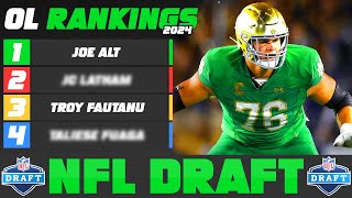 Best Offensive Lineman in The 2024 NFL Draft  NFL Draft OL Rankings [upl. by Ingamar]