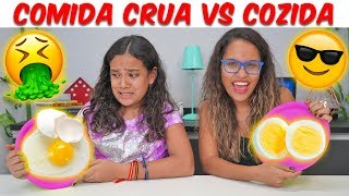 COMIDA CRUA VS COZIDA  JULIANA BALTAR [upl. by Durant866]