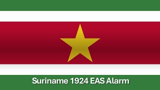 EAS Alarm YouTube  suriname 1924 EAS Alarm Parrot Sound [upl. by Yancy]