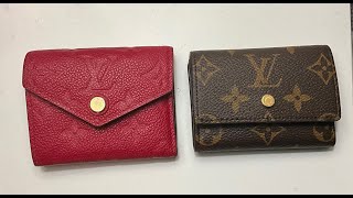 Comparing the Louis Vuitton Zoe Wallet to the New Micro Mini Wallet [upl. by Joshuah678]