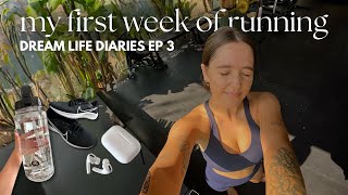 my first week of running couch to 5k ⭐️ dream life diaries ep 3 [upl. by Ogait]