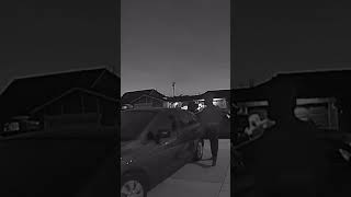 Suspicious Person Caught Looking Around Property Security Camera Footage [upl. by Wallford]