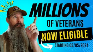 Millions of Veterans Now Eligible For one of the most soughtafter benefits veterans disability [upl. by Ahsratan548]