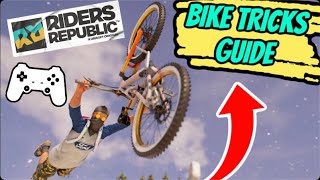 Riders Republic  Bike Tricks Guide With controller cam [upl. by Hsetirp]