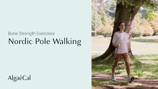 Nordic Pole Walking  Bone Strength Exercises [upl. by Luis607]