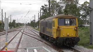 GB Railfreight 73128 Blasts an Ilkley Moor Bah Tat at Bowes Park [upl. by Ahsael138]