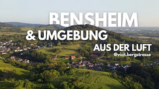 Bensheim amp Umgebung Luftaufnahmen mit Drohne in 4K [upl. by Adlez]