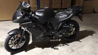 2018 Venom x22 125cc Street Legal Full Size Motorcycle Walk around  Startup [upl. by Tiena]