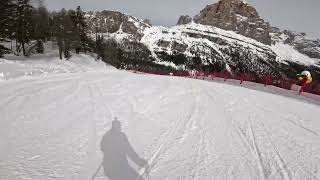 ⛷️ Cortina dAmpezzo 5 Torri 11 Red March 2024 4K [upl. by Gabrila624]