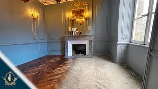 Unveiling the FINISHED chateau floors RESTORED to its ORIGINAL state [upl. by Nonna]