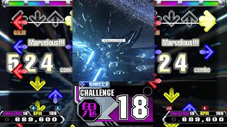 【DDR EDIT】 Schwarzschild SINGLE CHALLENGE Lv18 [upl. by Notlrak]