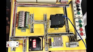 PLC panel Wiring  Siemens PLC panel wiring  PLC panel Training [upl. by Eciral]