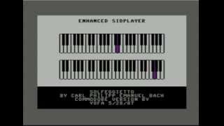 CPE Bach Solfeggietto C64 Sidplayer 1987 [upl. by Allard870]