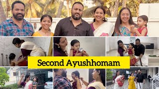 Ayushhomam  Sudhapoo  Second Birthday  Sowbhagya Venkitesh [upl. by Akcira]