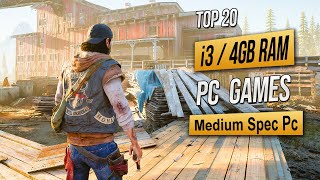 Top 20 Best Mid Spec Pc Games For i3  4GB RAM 2024 [upl. by Athallia]