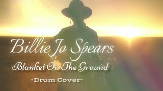 Billie Jo Spears  Blanket On The Ground 1975 Drum Cover [upl. by Corydon]