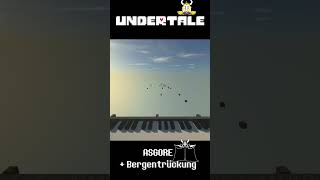 UNDERTALE  Bergentrückung  ASGORE part 1 Minecraft Noteblockshorts undertale Asgore [upl. by Adamis]