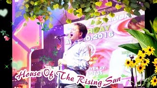 House Of The Rising Sun Karaoke  Chu Hà LIVE Đêm Gây Quỹ Không Quân Houston 8192016 [upl. by Maddeu]