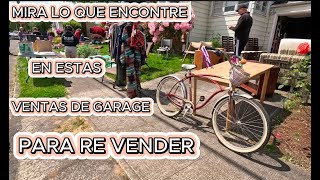 MIRA lo que ENCONTRE en estas VENTAS de GARAGE para RE VENDER [upl. by Sheya]