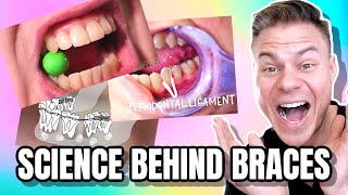 Orthodontist Reacts The Amazing Science Behind Braces [upl. by Yvaht845]