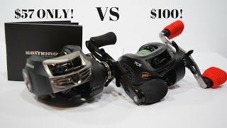 Baitcaster KastKing 57 VS Lews 100 [upl. by Aleakim316]