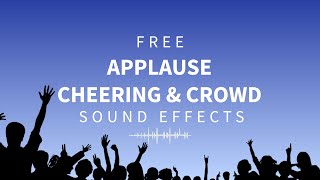 FREE Applause Cheering Crowd Effects [upl. by Ymerej]