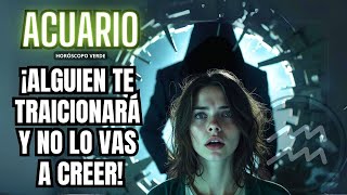 ♒ ¡ACUARIO 🚨 UN ENGAÑO TE PONE EN ALERTA NO TE DEJES MANIPULAR 😱 [upl. by Omarr206]