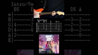 Tom Petty Love Is A Long Road GTA 6  GTA VI Trailer Guitar Tab Cover [upl. by Goldston215]