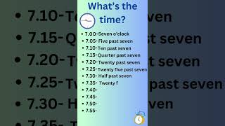 quotHow to Tell Time in English Easy Guide for Beginnersquot time englishspeaking vocablaury english [upl. by Notneb]